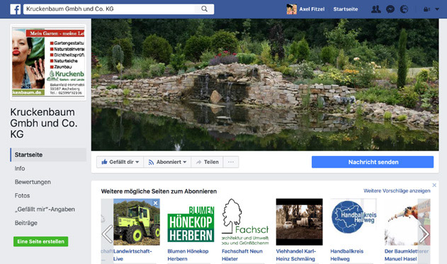 Facebook - Kruckenbaum - Garten- & Landschaftsbau